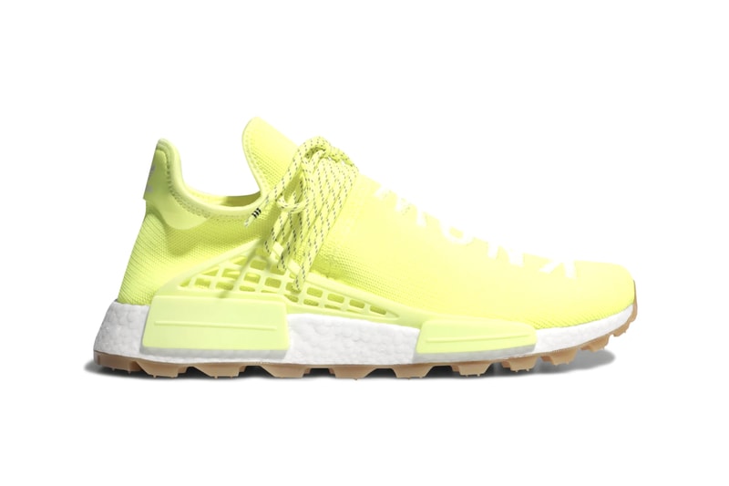 Pharrel Williams adidas Originals NMD Hu "PROUD" Pack Collection Sneaker Release Collaboration Human Race BOOST Energy Return Cushioning Caging Trail System Unit Three Stripes