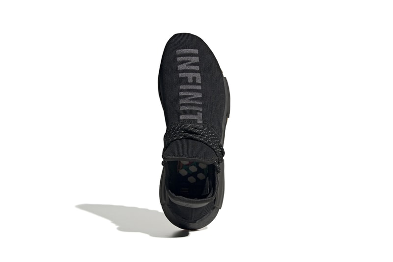 Pharrel Williams adidas Originals NMD Hu "PROUD" Pack Collection Sneaker Release Collaboration Human Race BOOST Energy Return Cushioning Caging Trail System Unit Three Stripes