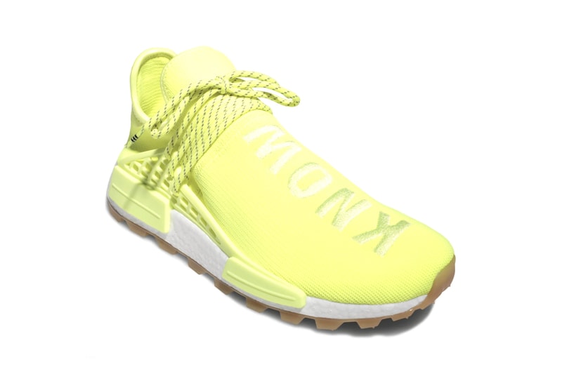 Pharrel Williams adidas Originals NMD Hu "PROUD" Pack Collection Sneaker Release Collaboration Human Race BOOST Energy Return Cushioning Caging Trail System Unit Three Stripes
