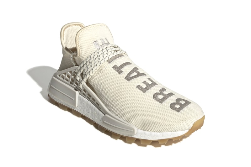 Pharrel Williams adidas Originals NMD Hu "PROUD" Pack Collection Sneaker Release Collaboration Human Race BOOST Energy Return Cushioning Caging Trail System Unit Three Stripes