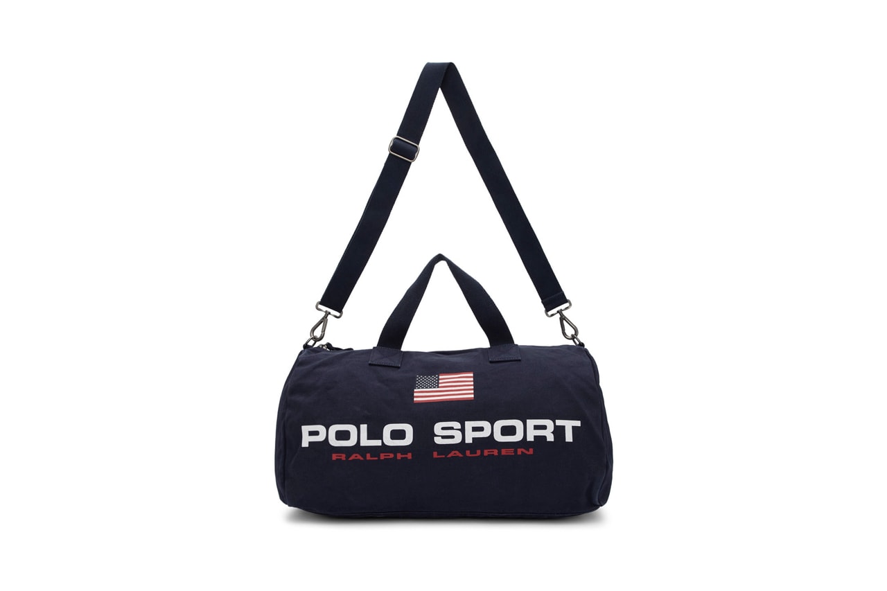 Polo Ralph Lauren Sport Bag Collection Drop Release Information Wallet Belt Navy United States of America USA Duffle Waist Fanny Pack Crossbody Nylon Twill Canvas Tote Bags