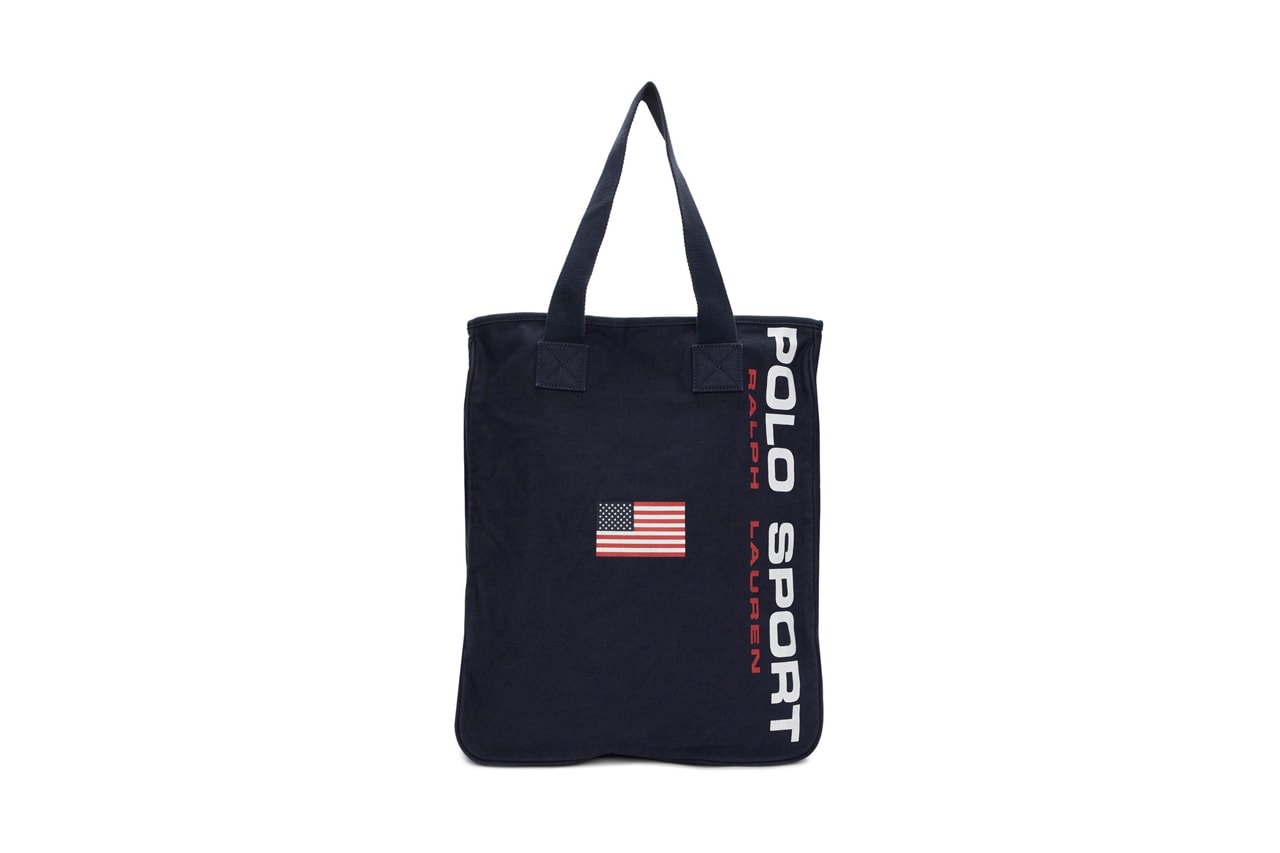 Polo Ralph Lauren Sport Bag Collection Drop Release Information Wallet Belt Navy United States of America USA Duffle Waist Fanny Pack Crossbody Nylon Twill Canvas Tote Bags