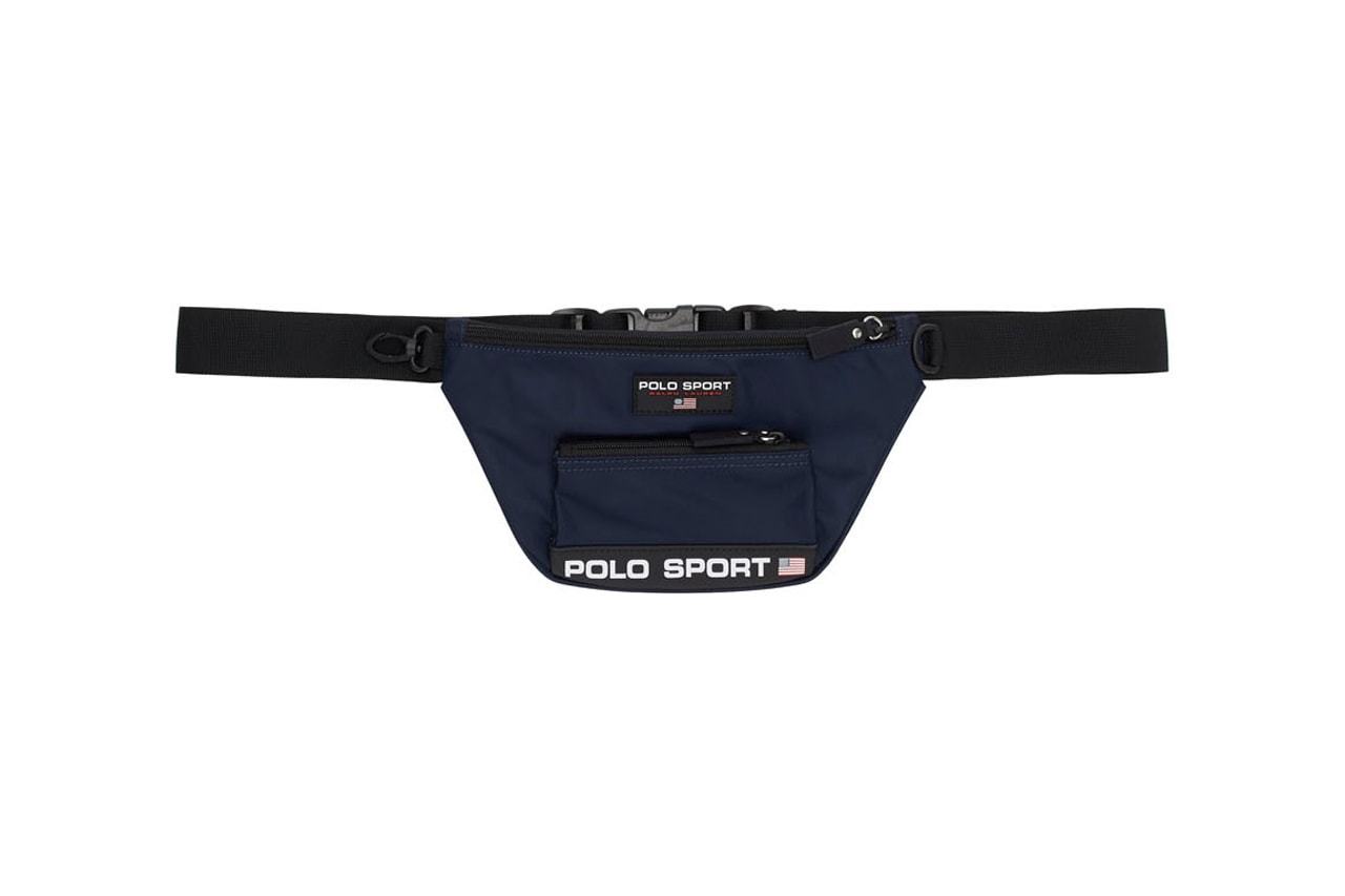 Polo Ralph Lauren Sport Bag Collection Drop Release Information Wallet Belt Navy United States of America USA Duffle Waist Fanny Pack Crossbody Nylon Twill Canvas Tote Bags