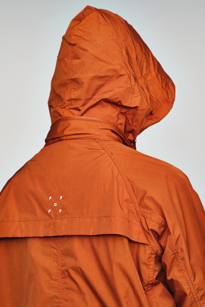 Pop Trading Company Fall/Winter 2019 Lookbook Hoodies Jackets Bucket Hats Long Sleeves Gray Blue Green Orange Flannel White Stripes