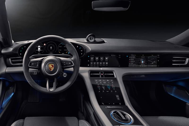 Porsche Taycan Electric Car Interior