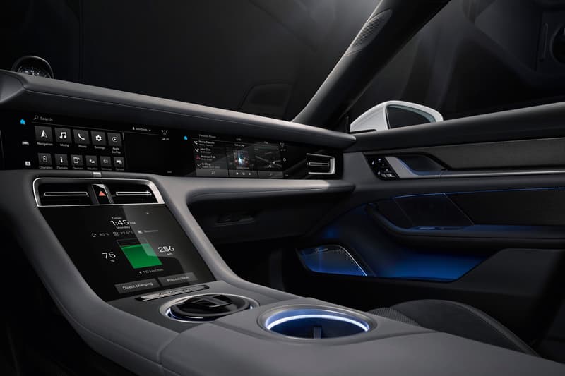 Porsche Unveils Interior Of Taycan Electric Vehicle Hypebeast
