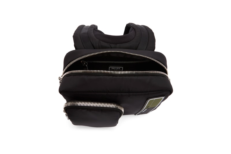 Prada Black Technical Backpack Release accessories 