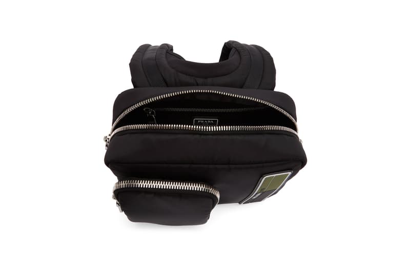 Prada Black Technical Backpack Release accessories
