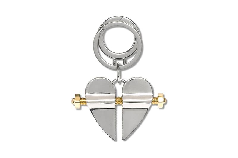 Prada Heart Key Chain Release Silver Gold Buy Purchase Info