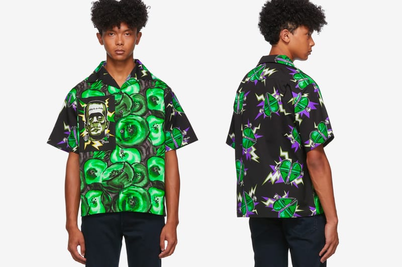 Prada Joins Universal Studios for a New 'Frankenstein' Poppy-Print Shirt