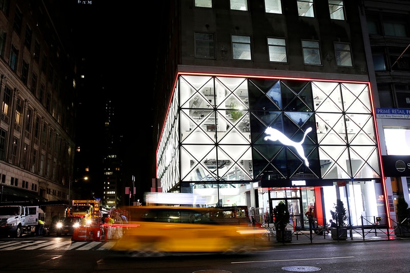 Look Inside PUMA New 5th Avenue Flagship Store NYC Retail Athletic Footwear Apparel Chinatown Market University Customization NBA2 F1 Racing Simulator Bob Philion Bjoern Gulden