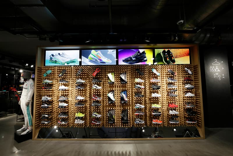 Look Inside PUMA New 5th Avenue Flagship Store NYC Retail Athletic Footwear Apparel Chinatown Market University Customization NBA2 F1 Racing Simulator Bob Philion Bjoern Gulden