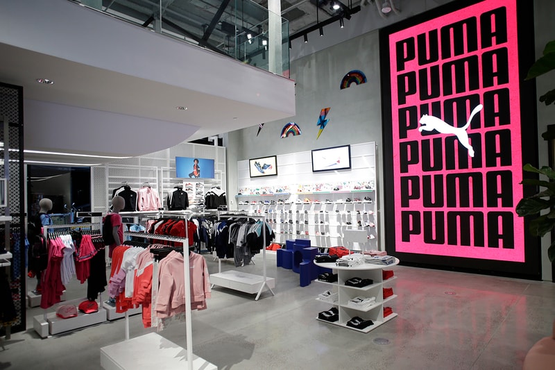 Look Inside PUMA New 5th Avenue Flagship Store NYC Retail Athletic Footwear Apparel Chinatown Market University Customization NBA2 F1 Racing Simulator Bob Philion Bjoern Gulden