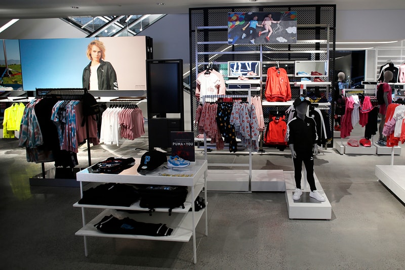 Look Inside PUMA New 5th Avenue Flagship Store NYC Retail Athletic Footwear Apparel Chinatown Market University Customization NBA2 F1 Racing Simulator Bob Philion Bjoern Gulden