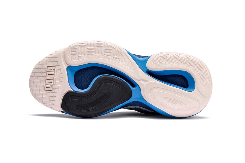 puma alteration blitz first look release details buy cop purchase end clothing information "Castlerock/High Rise" grey blue chunky sneaker footwear trainer