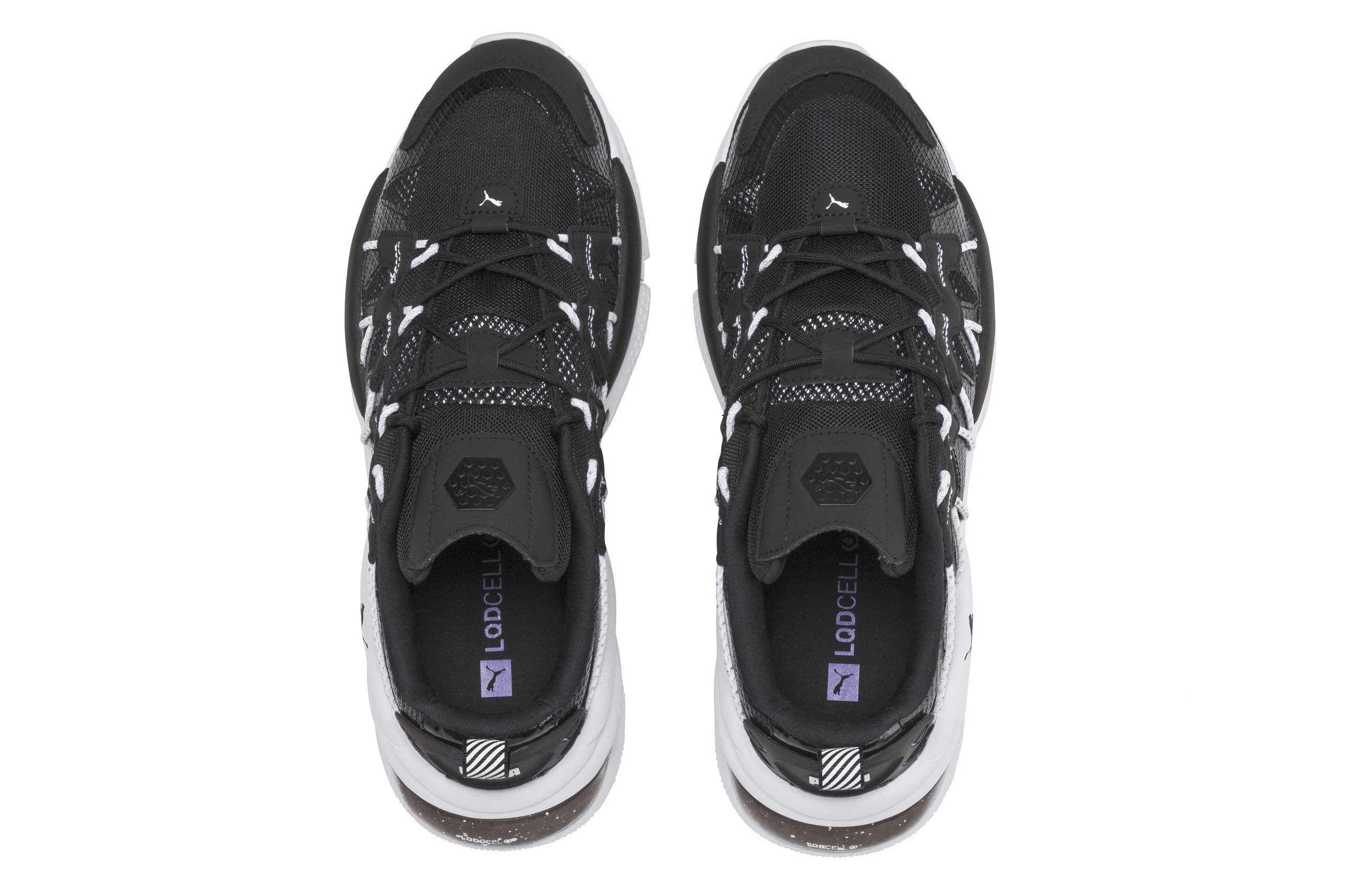 PUMA LQD Cell Omega Density Sneakers Black& White Release
