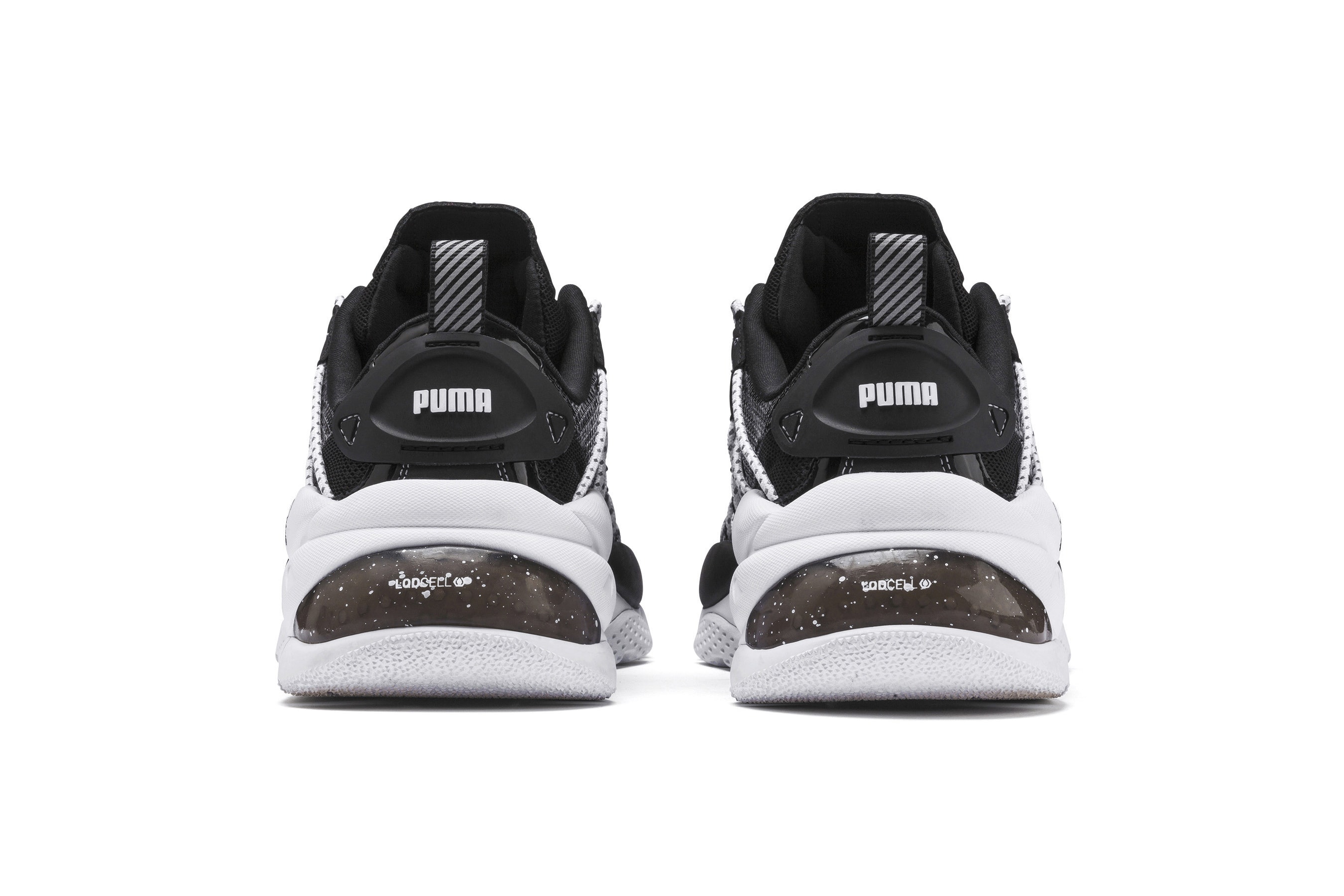 PUMA LQD Cell Omega Density Sneakers Black& White Release