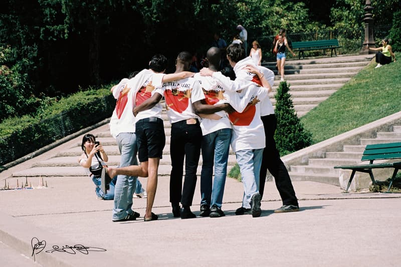 PZ Opassuksatit Helmut Lang Love Themed Collection Paris Valentine Hoodies T-Shirts Long Sleeves Hearts Arrows Red Blue New York
