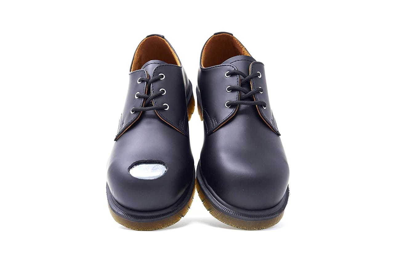 doc martin steel toe cap shoes