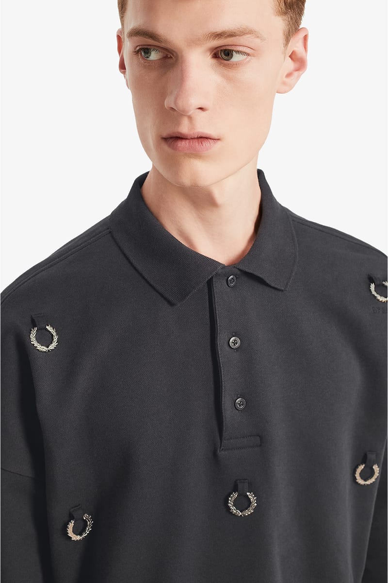 fred perry raf simons turtleneck
