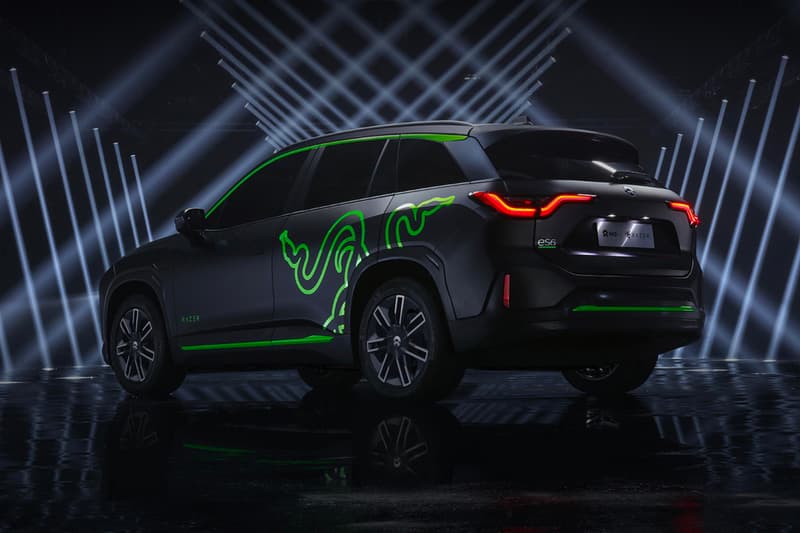 Razer x Nio ES6 Night Explorer SUV Launch cars EV Tesla Gaming Electric Vehicle cars neon mouse FPS LOL RTS eSports