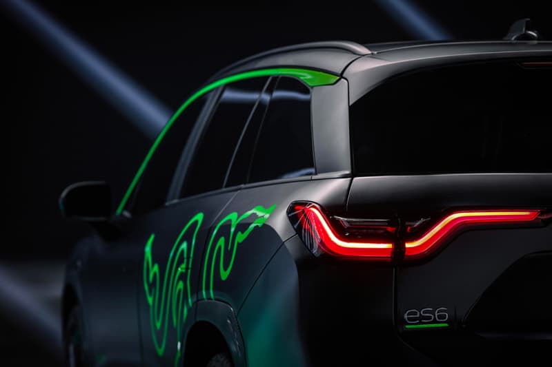 Razer x Nio ES6 Night Explorer SUV Launch cars EV Tesla Gaming Electric Vehicle cars neon mouse FPS LOL RTS eSports