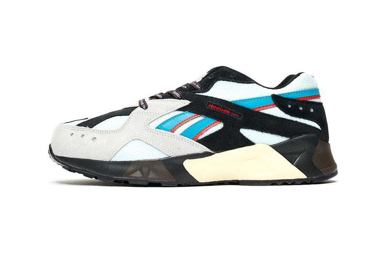 mita sneakers BAL reebok aztrek sneaker footwear trainers release information details buy cop purchase order sneakersnstuff red black grey blue suede mesh
