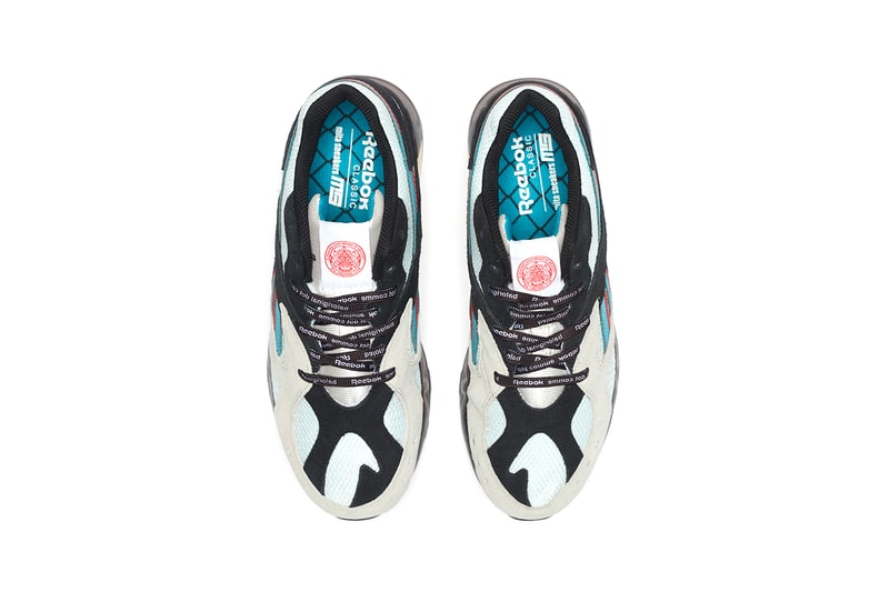 mita sneakers BAL reebok aztrek sneaker footwear trainers release information details buy cop purchase order sneakersnstuff red black grey blue suede mesh