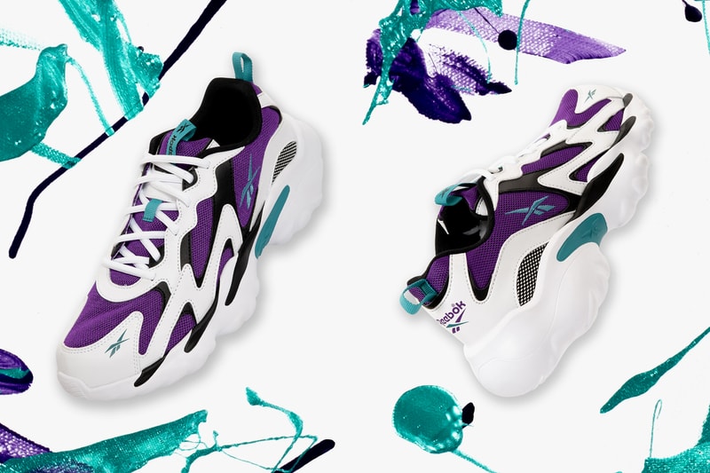 Reebok DMX Series 1000 "Blue/Red" & "Purple/White" sneakers release 90s models
