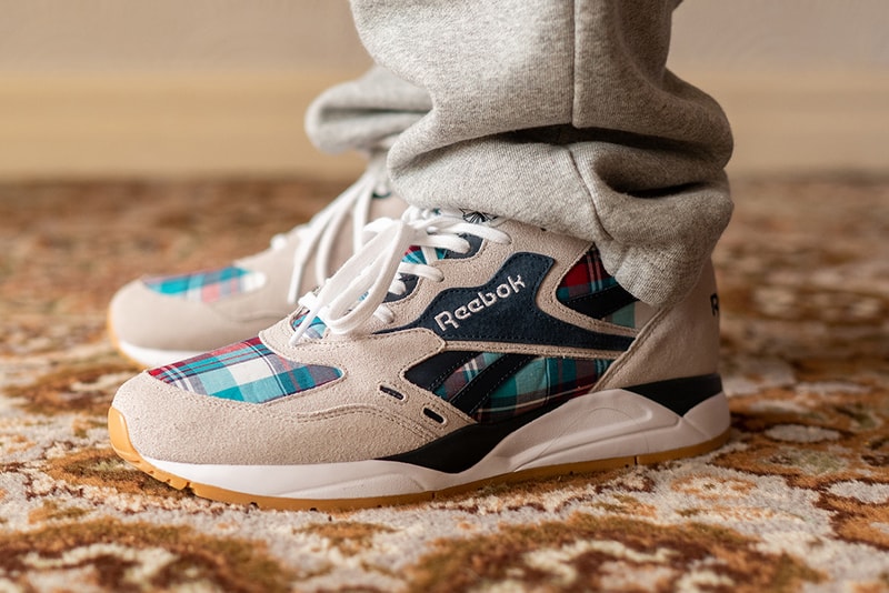 Size Reebok Ree Cut Running Club Exclusive Look Madras Plaid Mens Womens Running Shoe sneakers blue pink red grey 