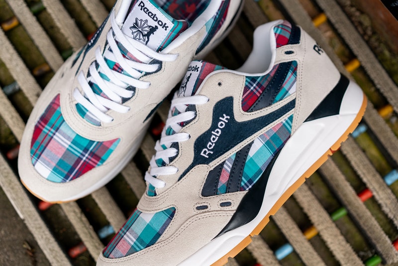 Size Reebok Ree Cut Running Club Exclusive Look Madras Plaid Mens Womens Running Shoe sneakers blue pink red grey 