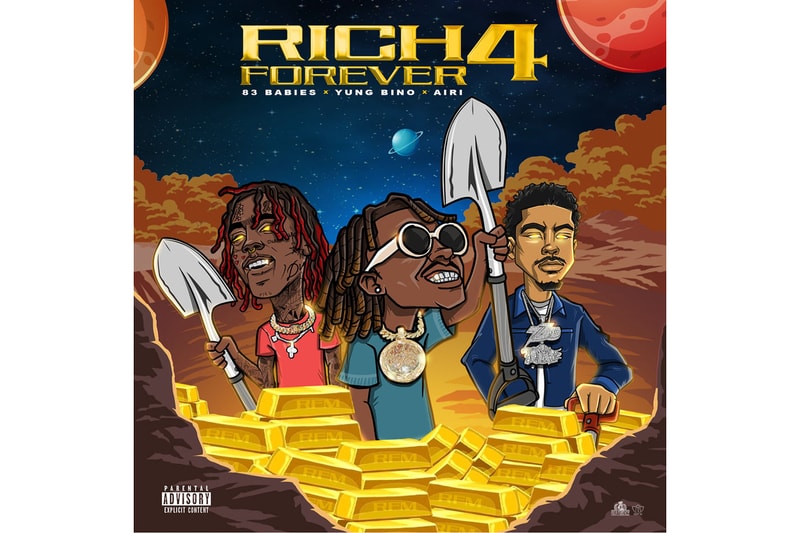 Rich the Kid Rich Forever 4 Mixtape Stream album EP compilation asap ferg famous dex 83 babies rap hip hop 40 minutes bars 808 beat instrumental 300 records interscope