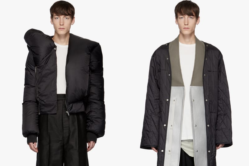 rick owens shoulder jacket