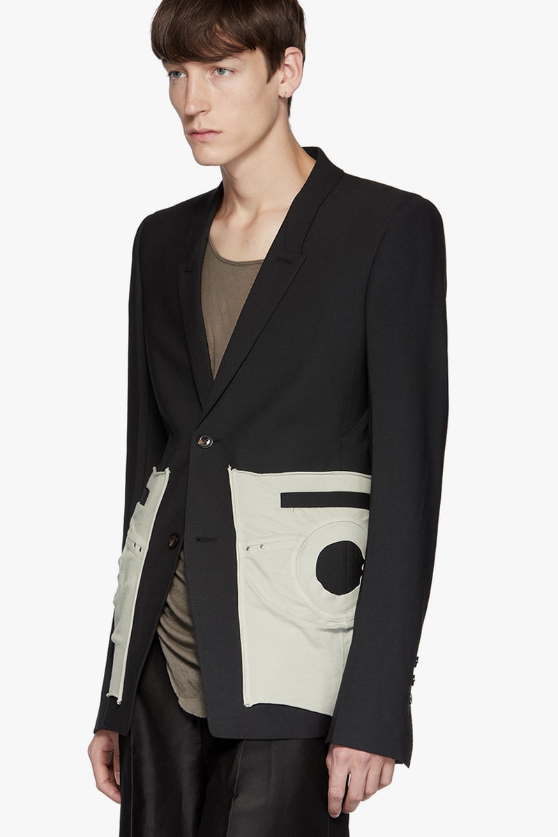 Rick Owens Shoulder Bomber Jacket Black Insert Quilted Parka Black Extreme Soft Blazer fall winter 2019 outerwear goose down made in italy