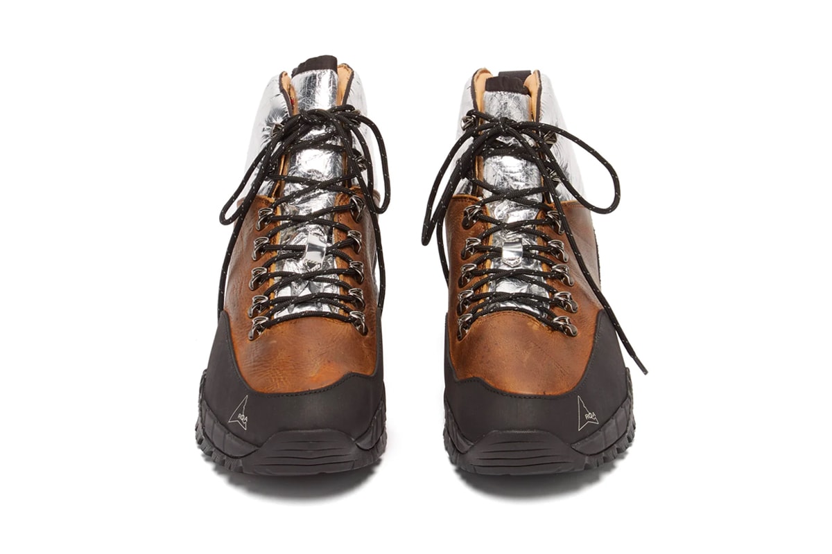 ROA Andreas Leather Boots Release Info Buy Purchase Silver Brown Black Vibram