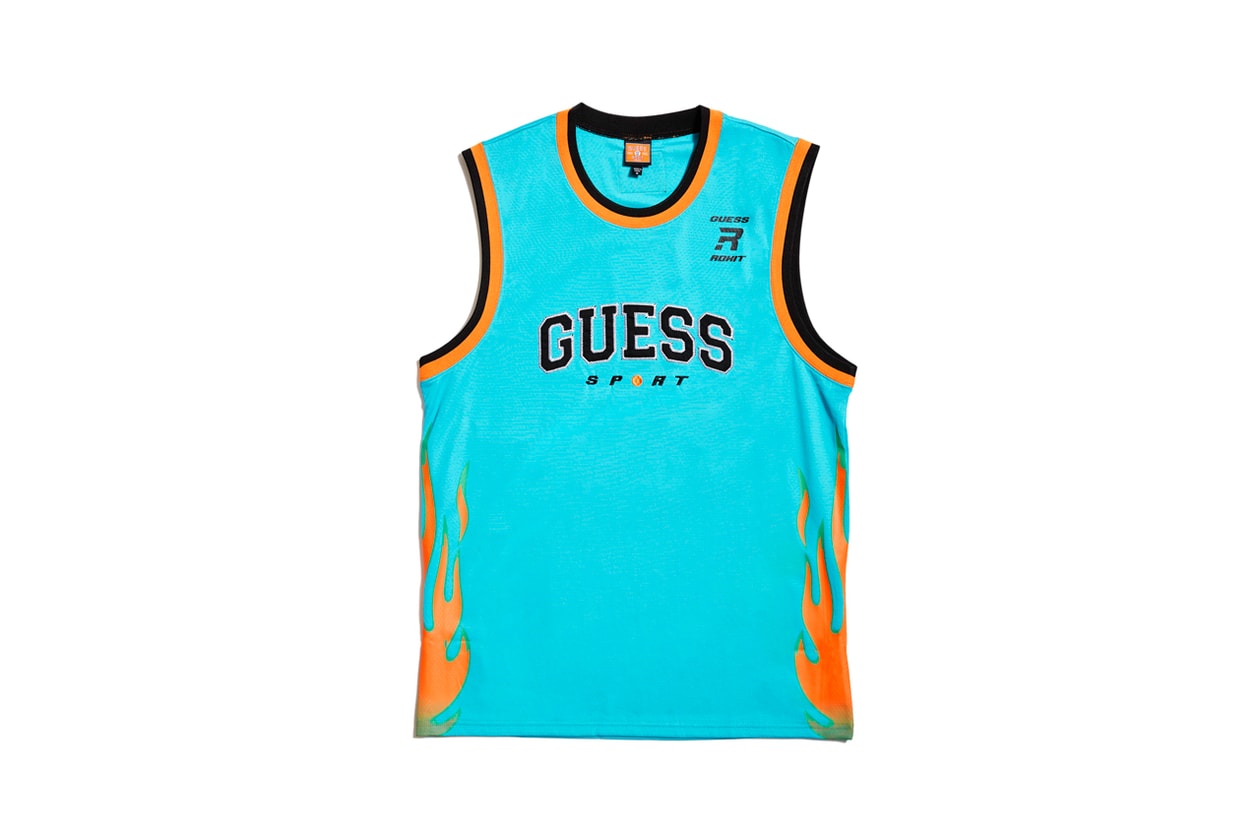 ROKIT x GUESS Sport Basketball Inspired Capsule jersey tear away pants nba 90s 1990s