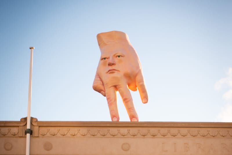 Artist’s Giant Hand Sculpture Causes Nightmares in New Zealand