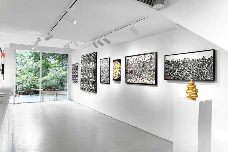 rostarr introspectives woaw exhibition hong kong artworks shows sculptures paintings abstract graffiti urban art