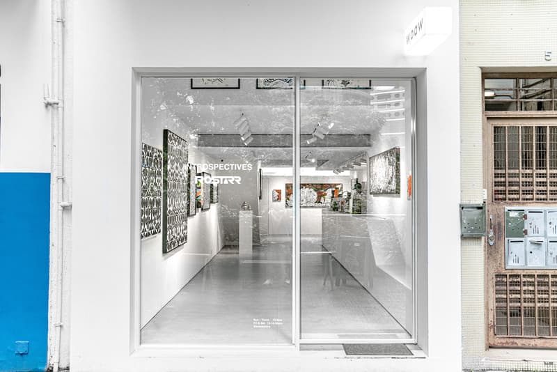 rostarr introspectives woaw exhibition hong kong artworks shows sculptures paintings abstract graffiti urban art
