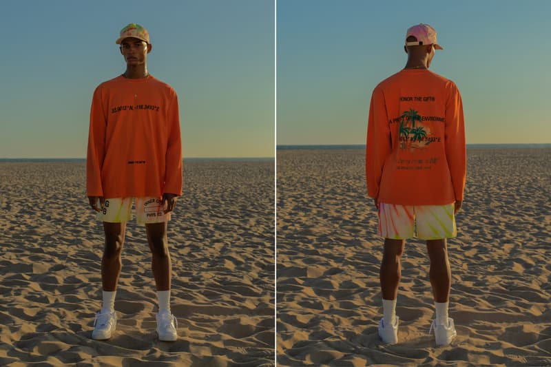 Russell Westbrook's Honor the Gift "Concrete Jungle" Collection lookbooks California tie dye neon colors 