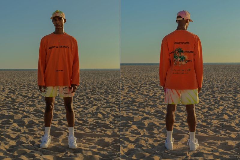 Russell Westbrook's Honor the Gift "Concrete Jungle" Collection lookbooks California tie dye neon colors 