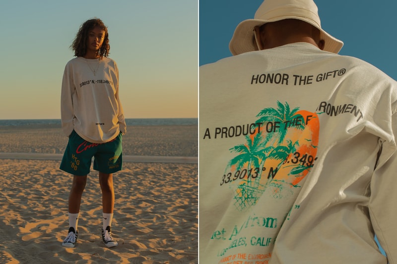 Russell Westbrook's Honor the Gift "Concrete Jungle" Collection lookbooks California tie dye neon colors 