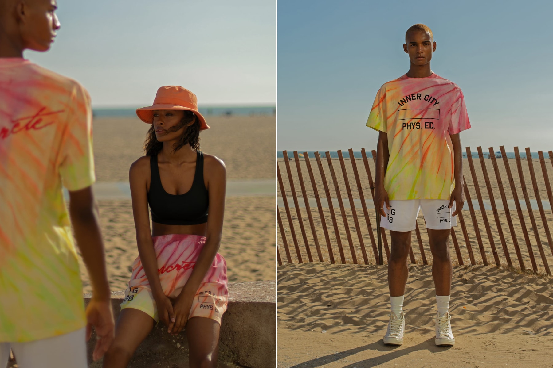 Russell Westbrook's Honor the Gift "Concrete Jungle" Collection lookbooks California tie dye neon colors 