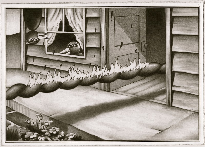 ryan travis christian ross kramer gallery exhibition danger is my maiden name graphite works artworks