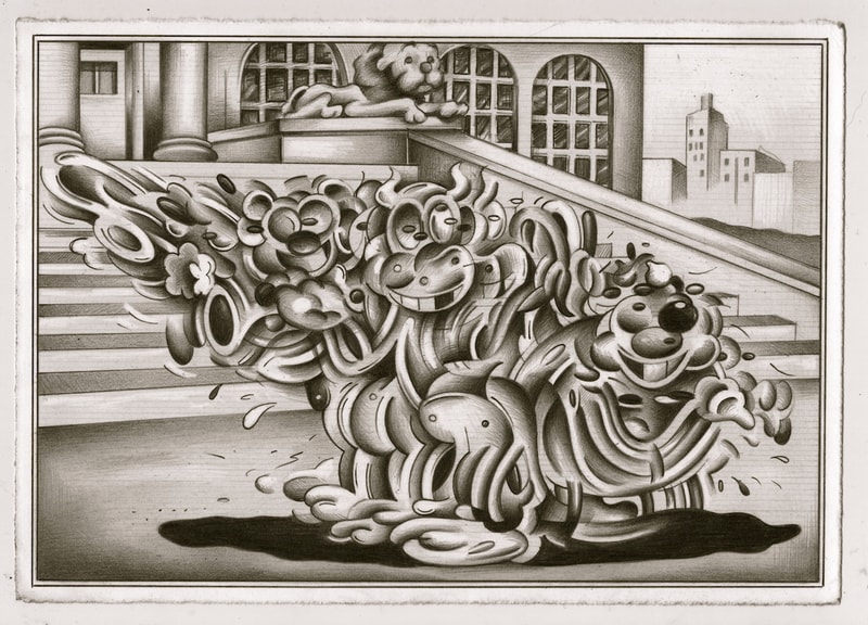 ryan travis christian ross kramer gallery exhibition danger is my maiden name graphite works artworks