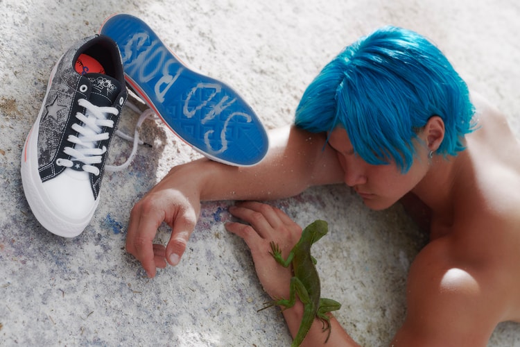 Sad Boys' Yung Lean & Bladee Add Iridescent Silver & "Wish" Sketches to Converse One Star