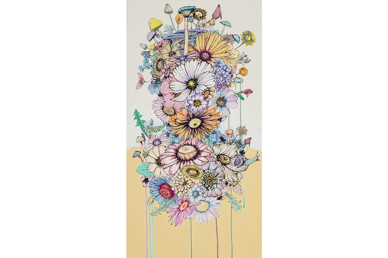 sage vaughn second nature exhibition artworks paintings figurative contemporary floral 