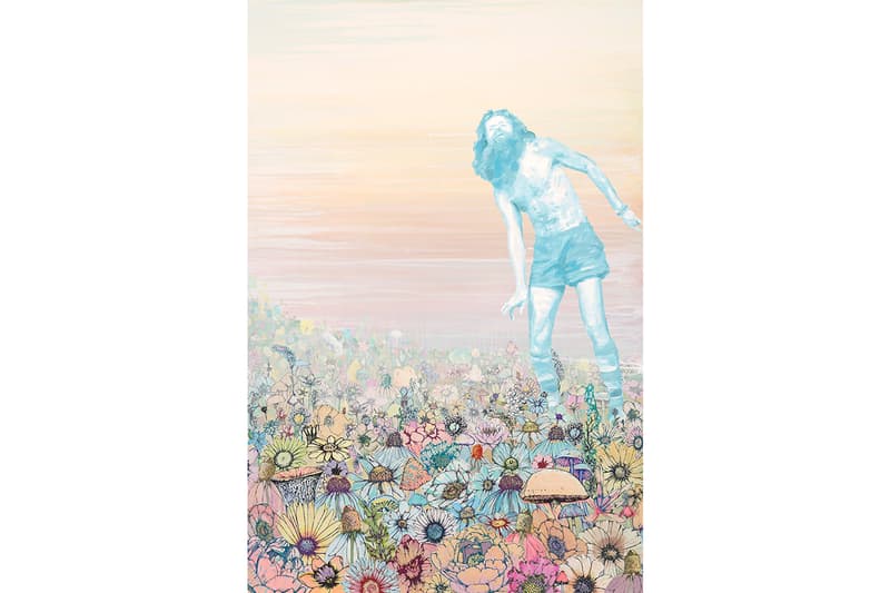 sage vaughn second nature exhibition artworks paintings figurative contemporary floral 