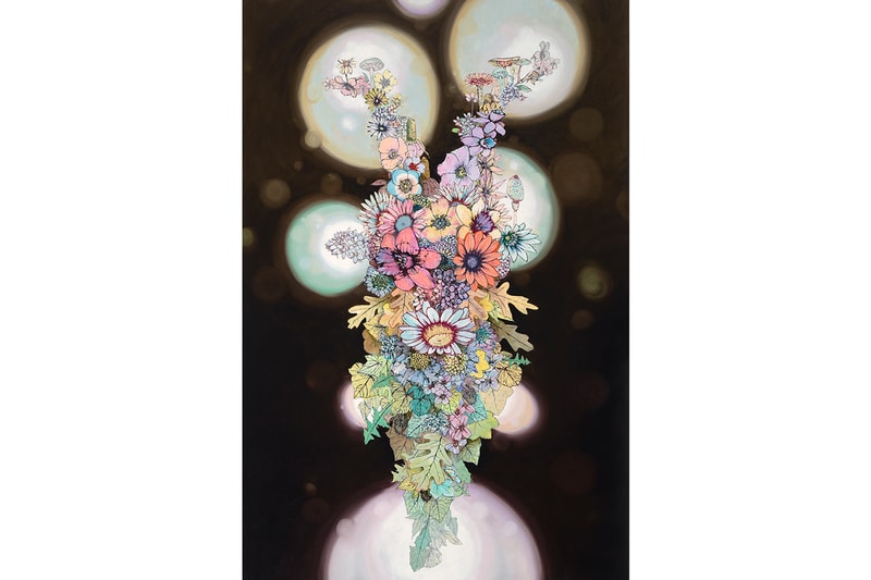 sage vaughn second nature exhibition artworks paintings figurative contemporary floral 