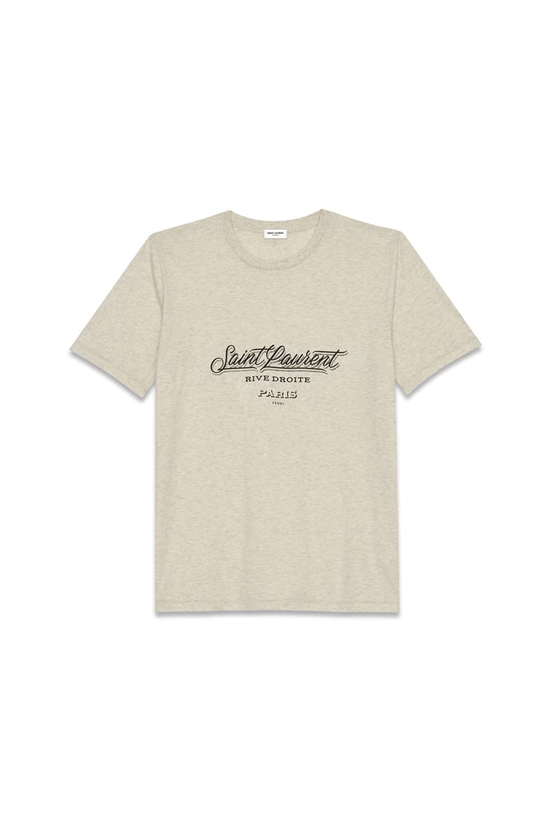 Saint Laurent Rive Droite 007 Capsule Collection Paris City T-Shirt Keyring Pin Notepad Lighter Matches Four Set Coasters Cocktail Sticks Accessories Anthony Vaccarello